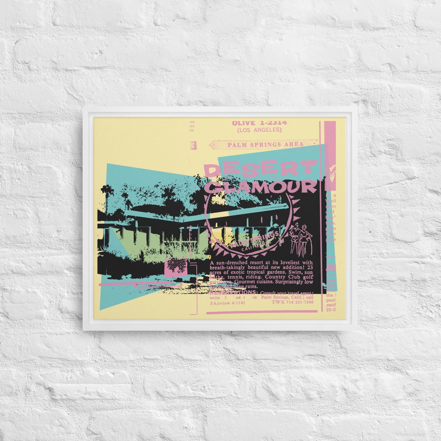 "Desert Glamour" Digital Print on Canvas