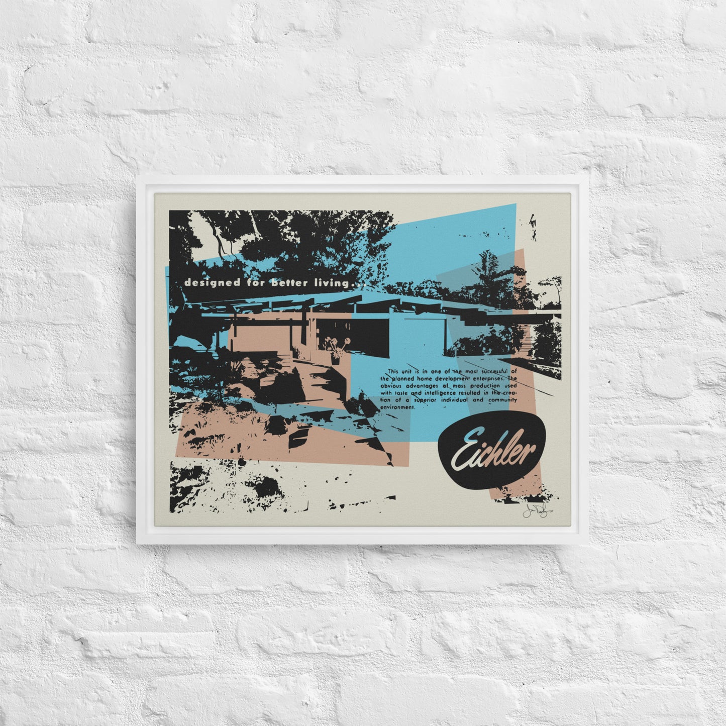 "Safety" Eichler Digital Print on Canvas